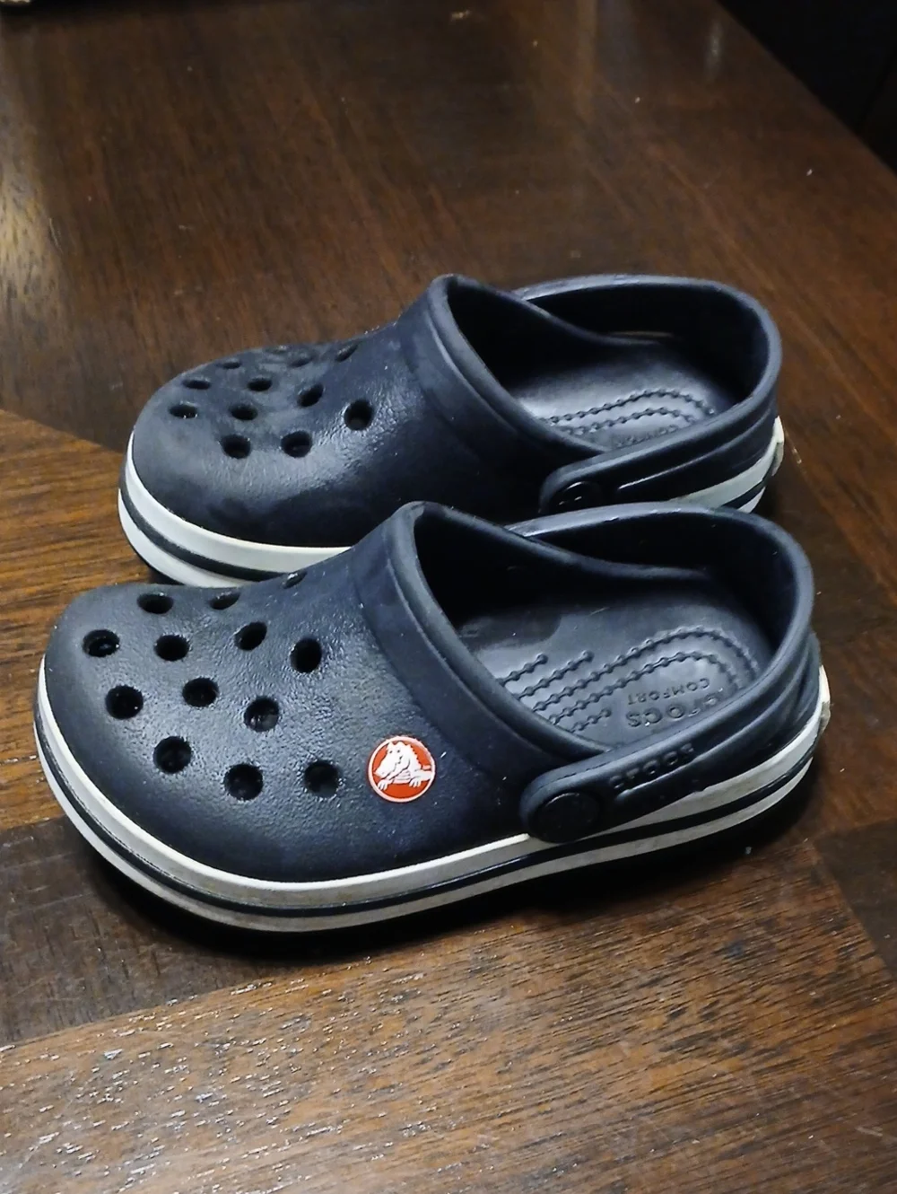 Kids Black Slip-On Crocs